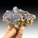 Fluorite with Calcite - image 1
