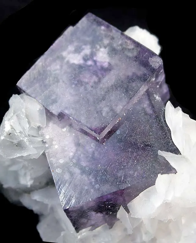 Fluorite With Calcite - image 3