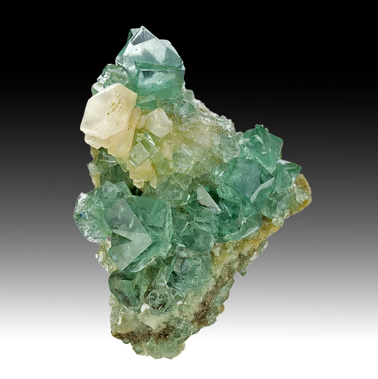 Fluorite with Calcite - image 1