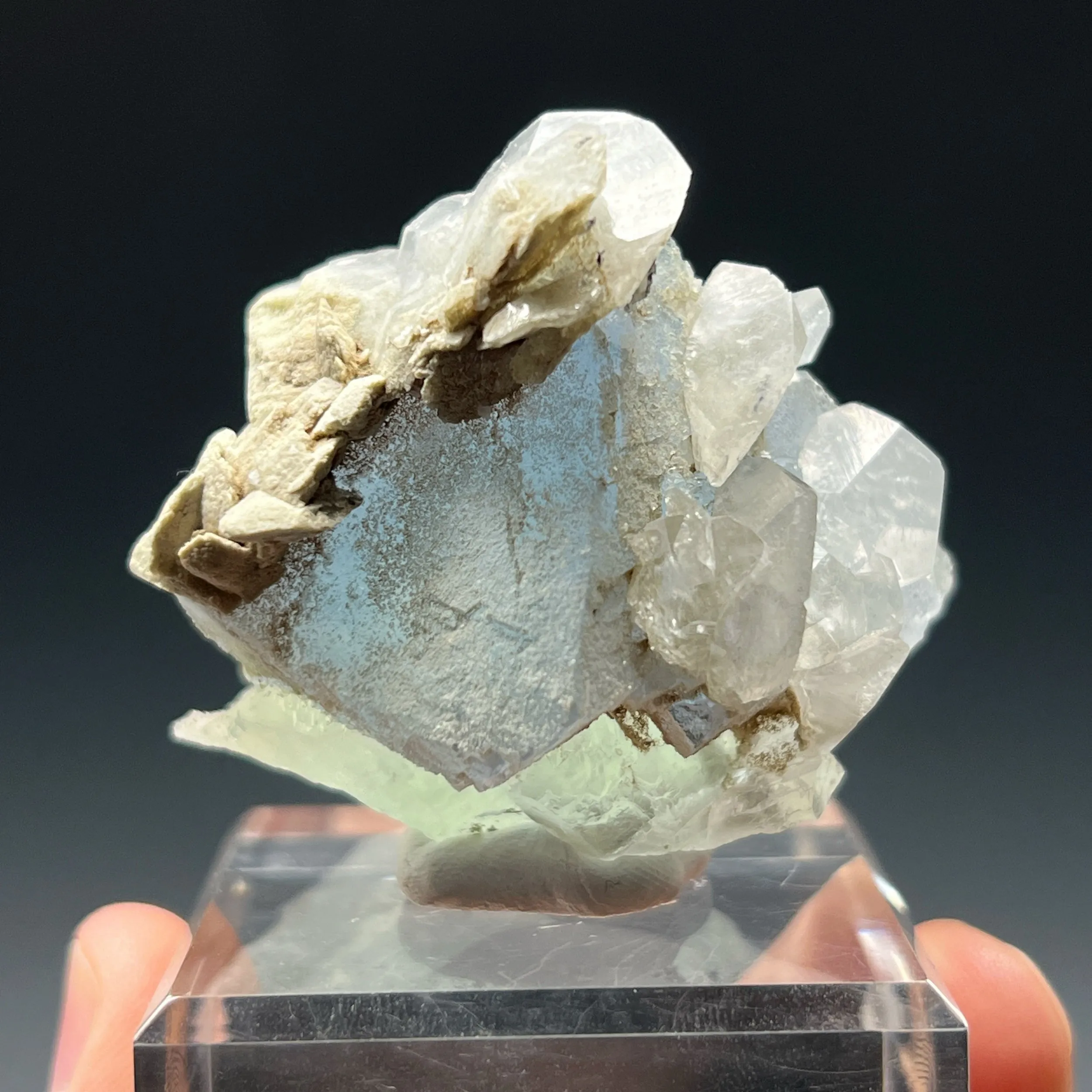 Fluorite with Calcite - image 4