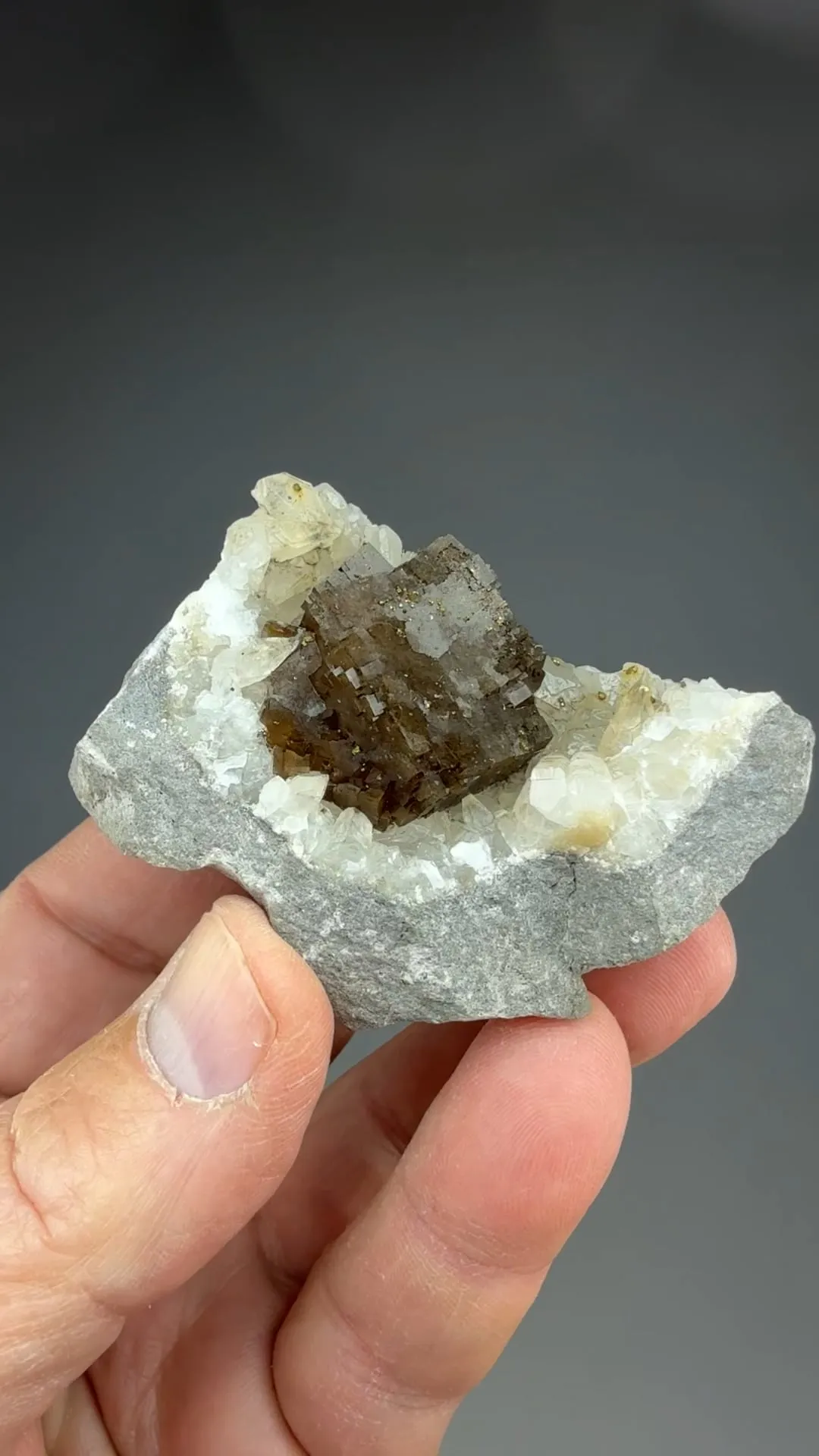 Fluorite with Calcite - image 3