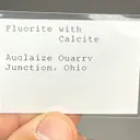 Fluorite with Calcite - image 2