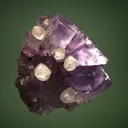 Fluorite with Calcite - image 3
