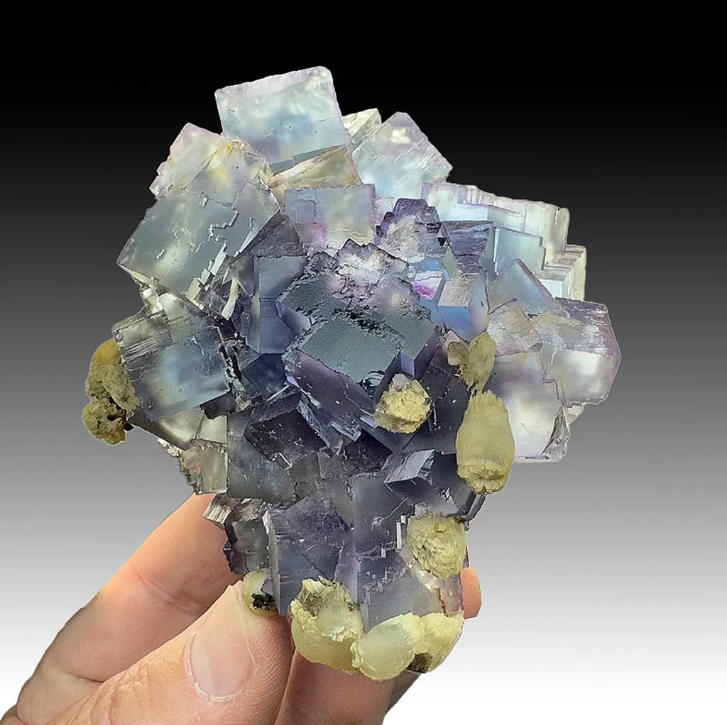 Fluorite with Calcite image