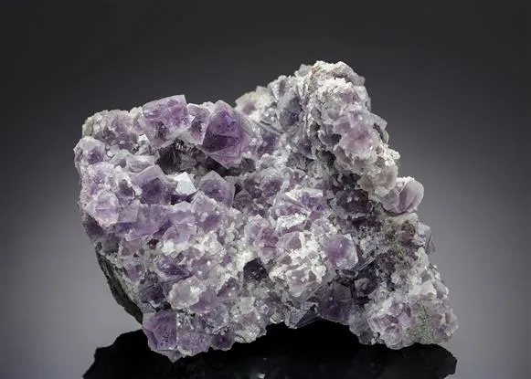 Fluorite with Calcite - image 1