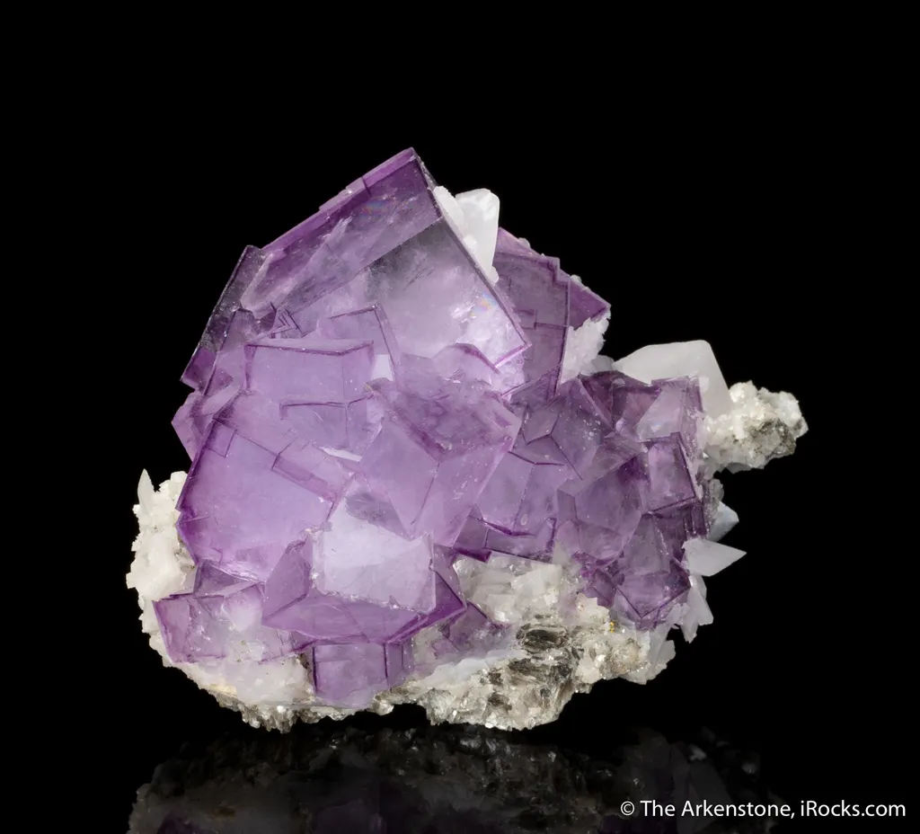 Fluorite with Calcite - image 2