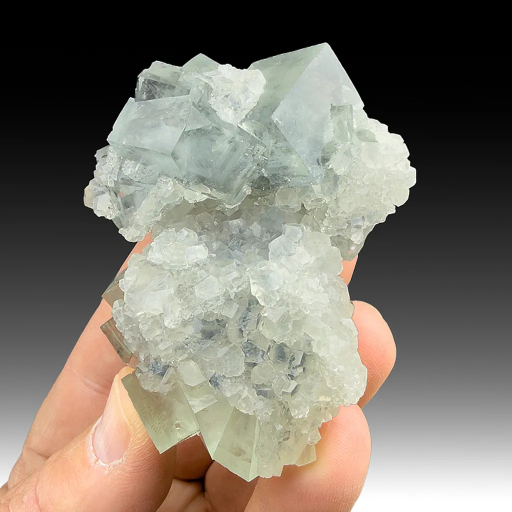 Fluorite with Calcite