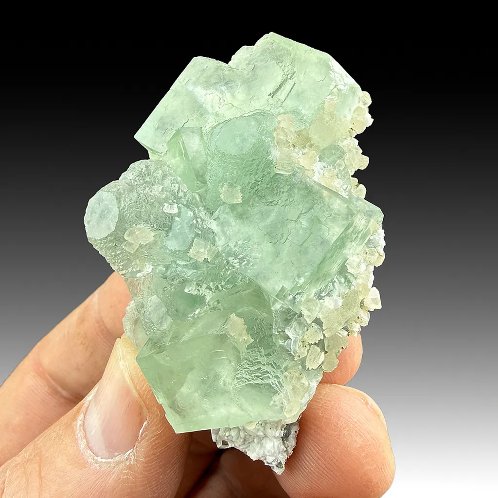 Fluorite with Calcite image