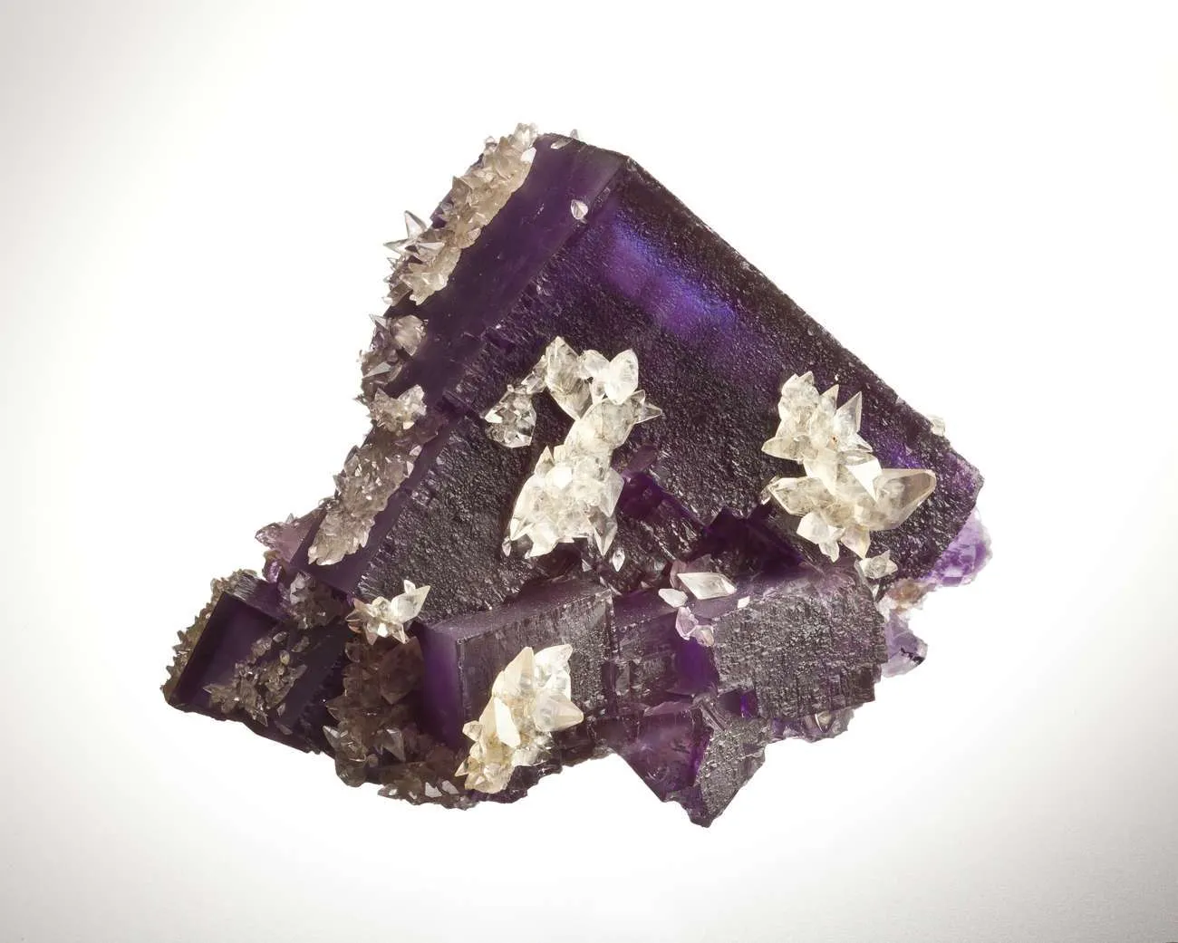 Fluorite With Calcite - image 4