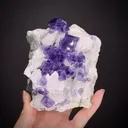 Fluorite with Calcite - image 2