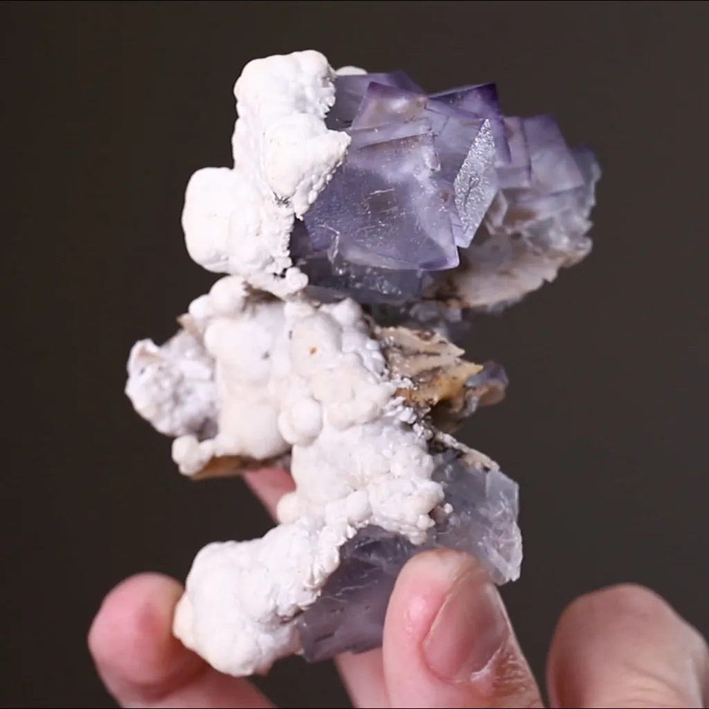 Fluorite with Calcite - image 2