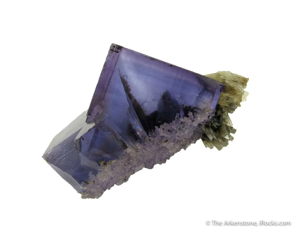 Fluorite with Calcite (fluorescent) - image 3