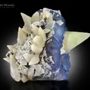 Fluorite with Calcite from Pakistan - image 1