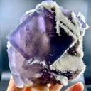 Fluorite with Calcite from Pakistan - image 5