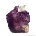 Fluorite with Calcite ("gem corner") - image 1