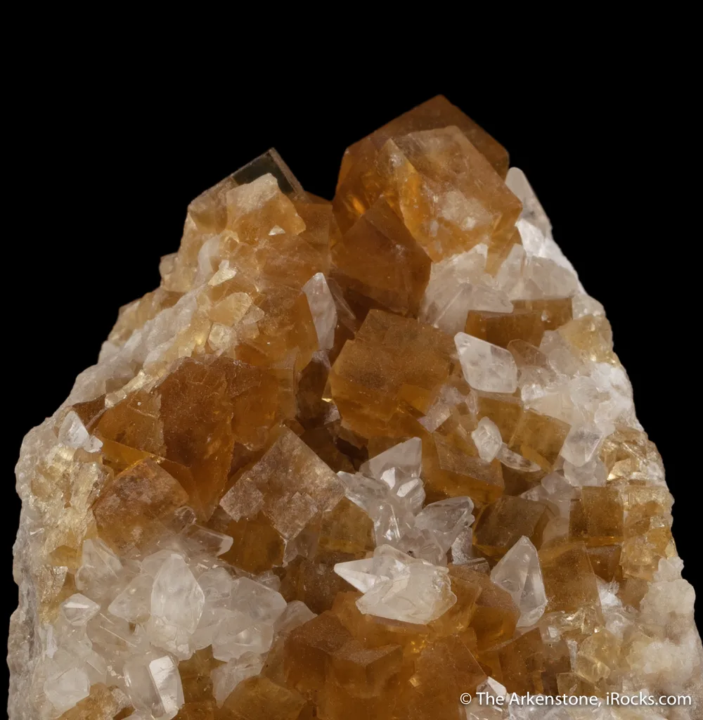 Fluorite with Calcite on jura limestone image