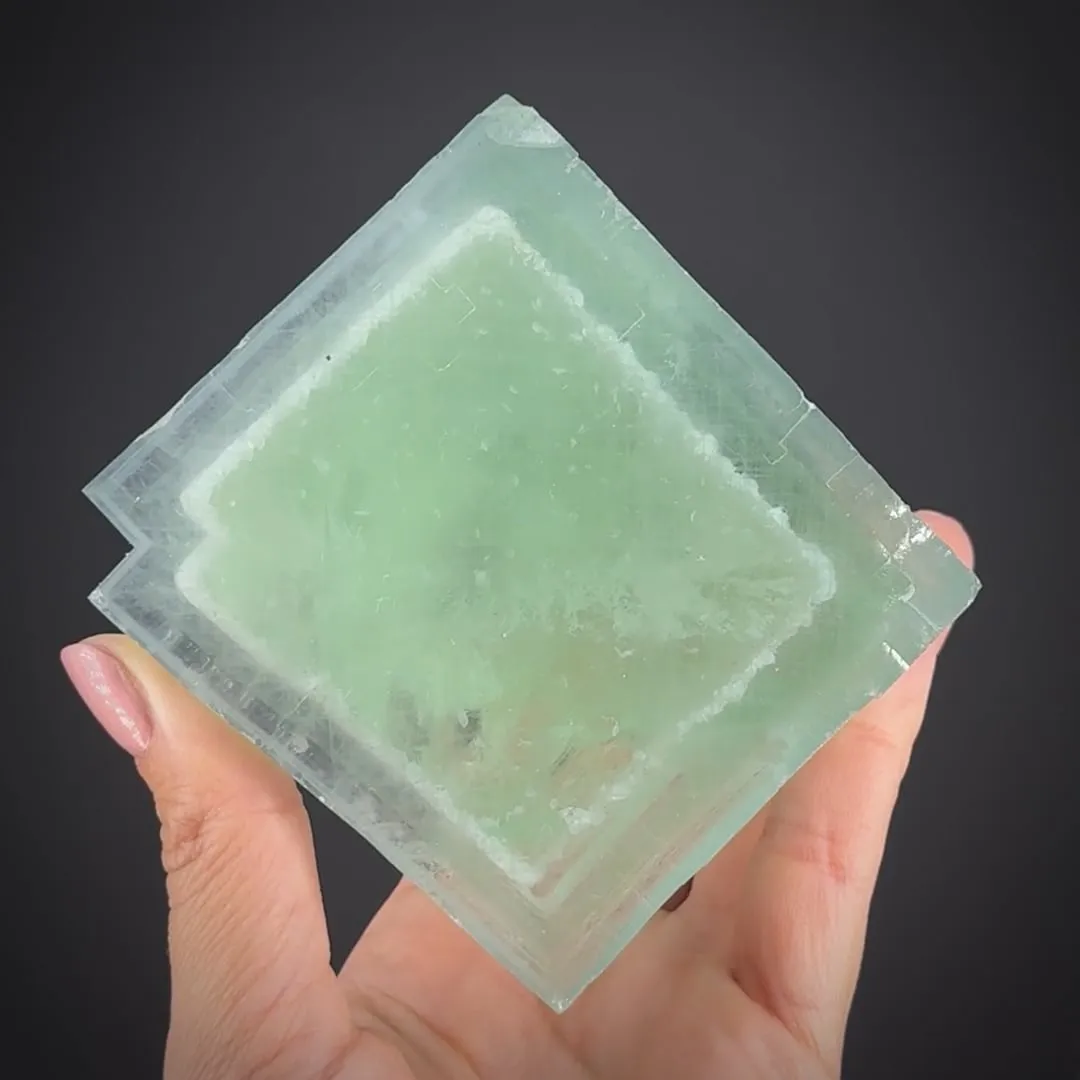 Fluorite with Calcite phantom - image 1