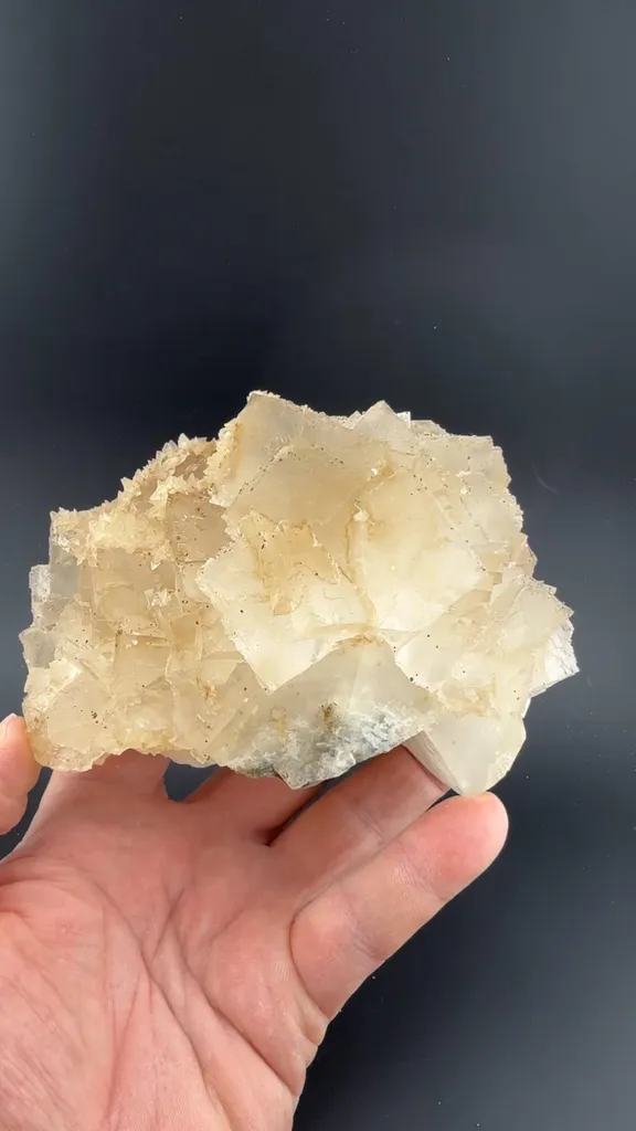 Fluorite with Calcite, Pyrite image