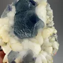 Fluorite with Calcite, Quartz - image 2