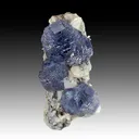 Fluorite with Calcite, Quartz - image 1