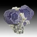 Fluorite with Calcite, Quartz - image 1