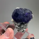 Fluorite with Calcite, Quartz - image 2
