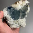 Fluorite with Calcite, Quartz - image 2