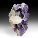 Fluorite with Calcite, Quartz - image 1