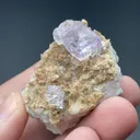 Fluorite with Calcite, Quartz - image 2