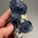 Fluorite with Calcite, Quartz - image 2