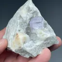Fluorite with Calcite, Quartz - image 2