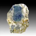 Fluorite with Calcite, Quartz - image 1