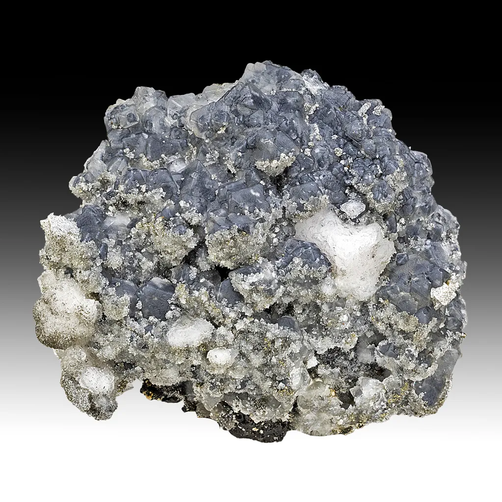 Fluorite with Calcite, Sphalerite image