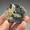 Fluorite with Calcite, Sphalerite - image 2