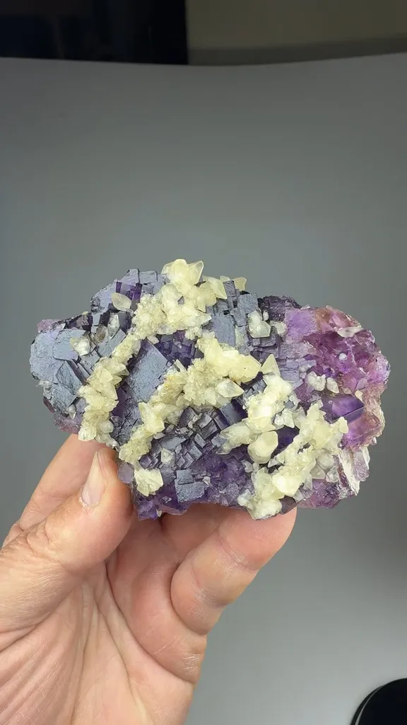Fluorite with Calcite, Sphalerite - image 2