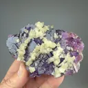 Fluorite with Calcite, Sphalerite - image 2