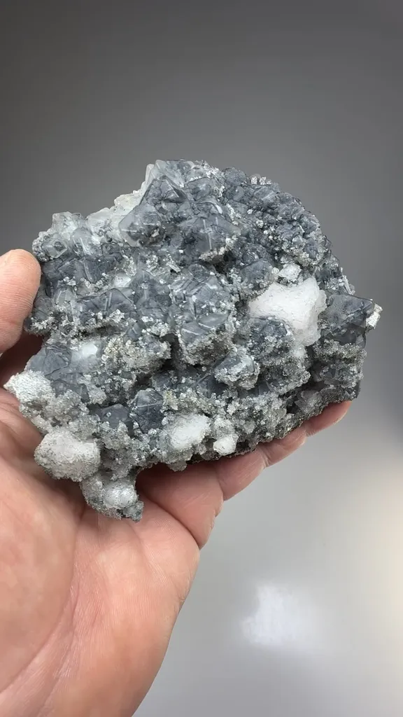 Fluorite with Calcite, Sphalerite - image 2