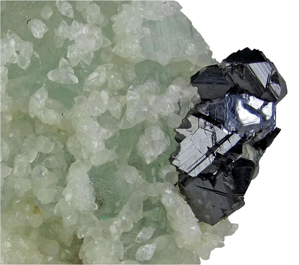 Fluorite With Calcite, Sphalerite, & Galena - image 3
