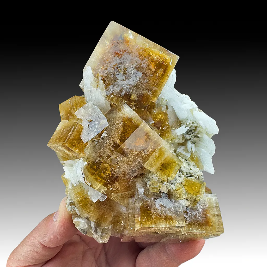 Fluorite with Celestine (Restored 2x) image