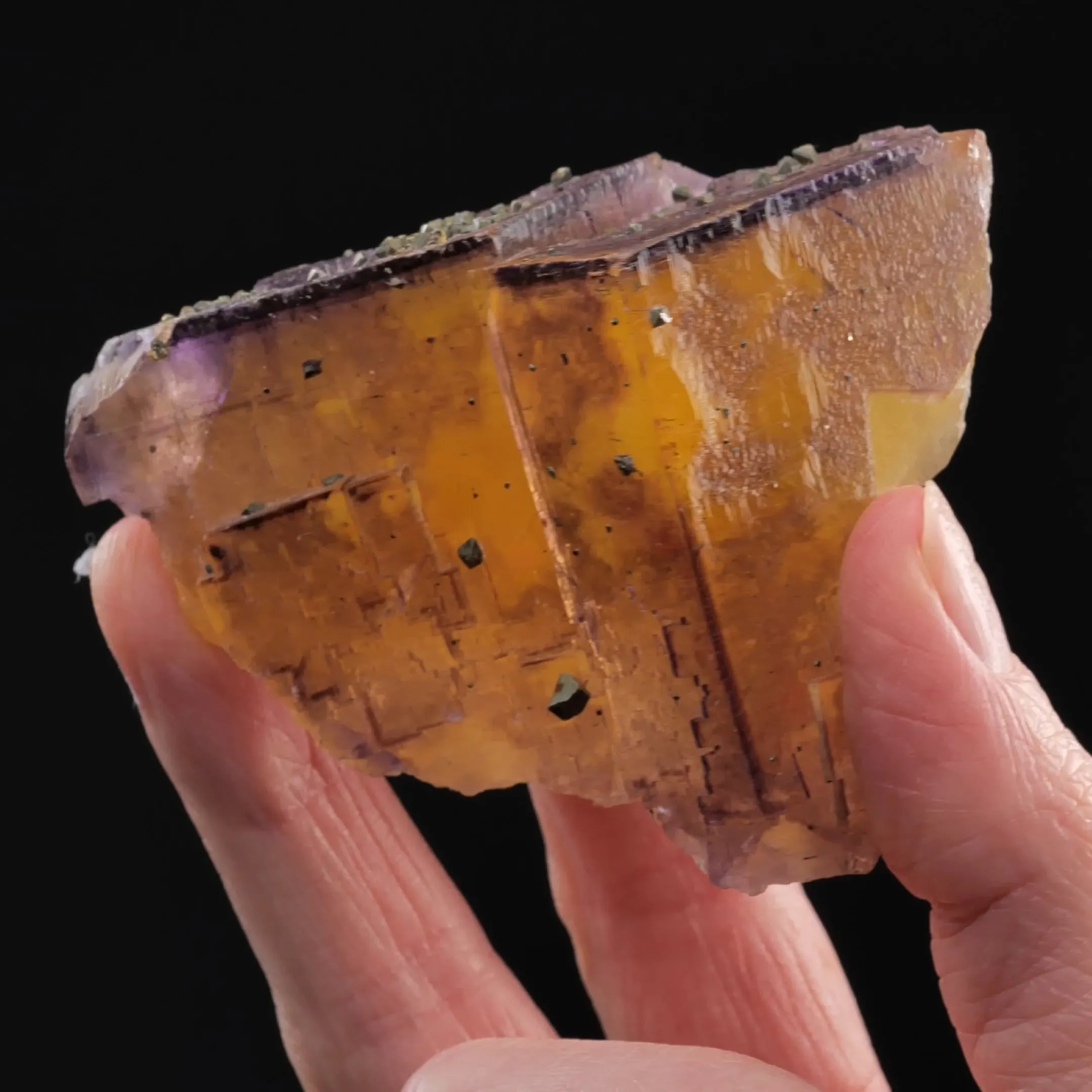 Fluorite with Chalcopyrite - image 2
