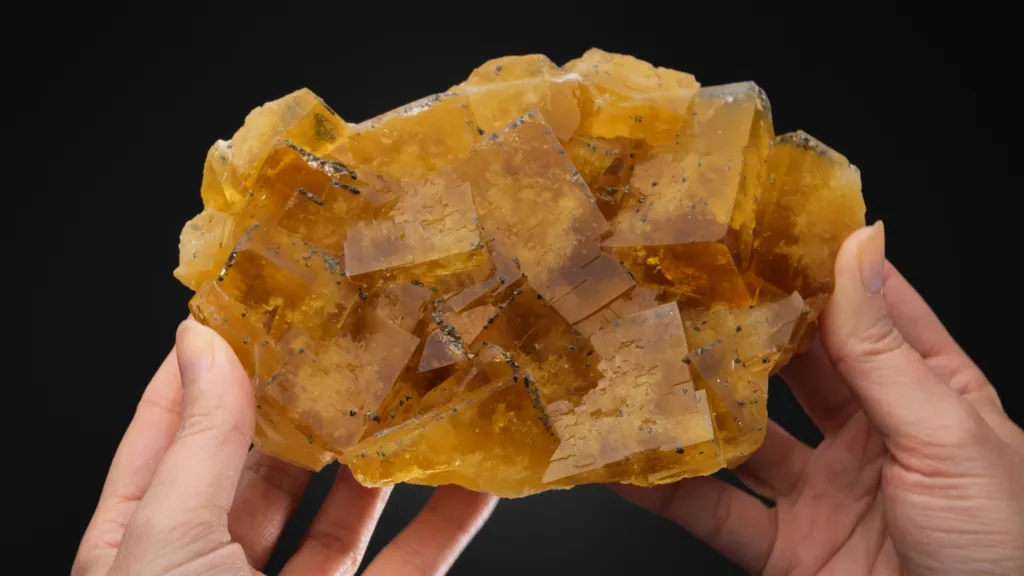 Fluorite with Chalcopyrite - image 2