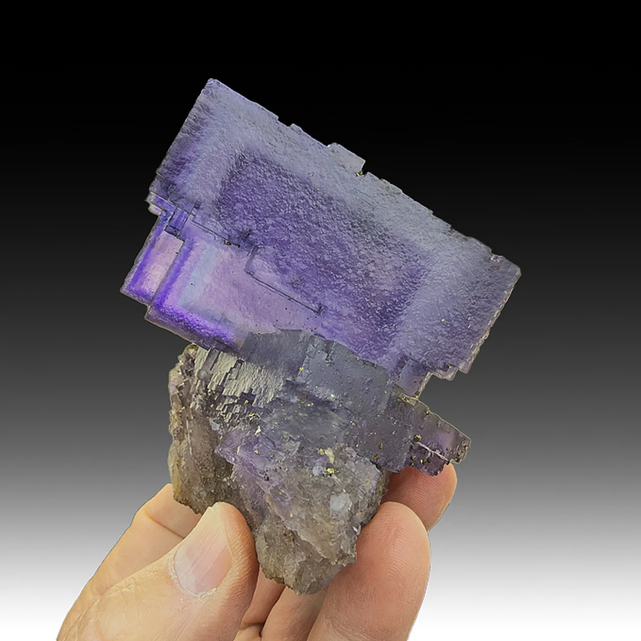 Fluorite with Chalcopyrite - image 1