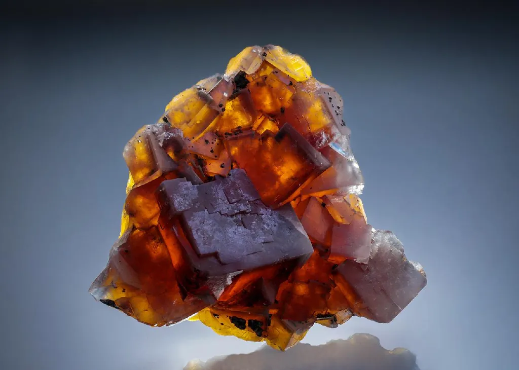 FLUORITE with CHALCOPYRITE