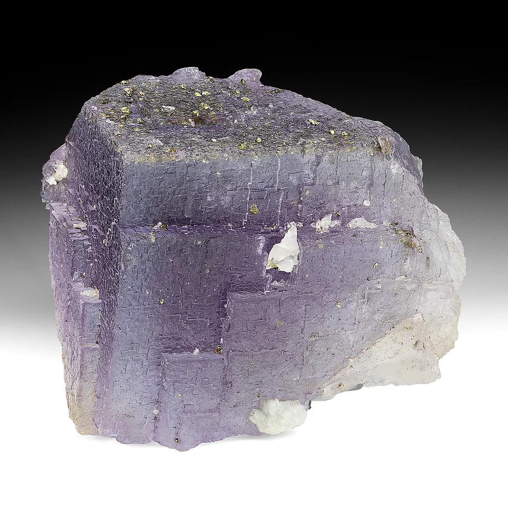 Fluorite with Chalcopyrite image