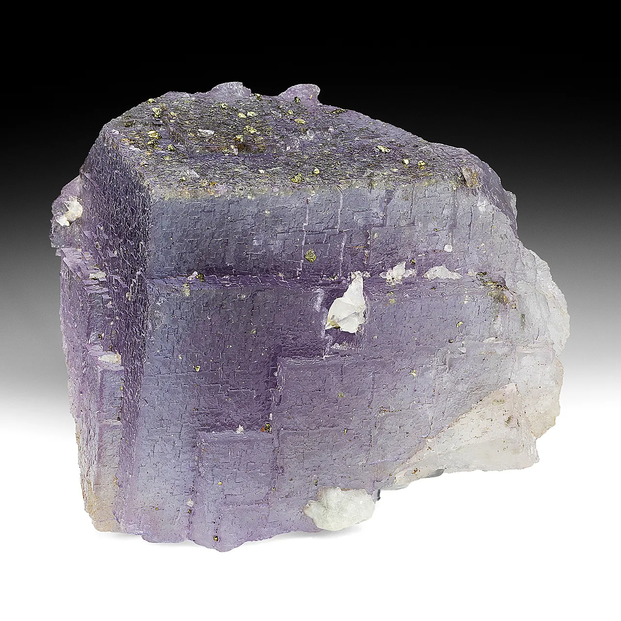 Fluorite with Chalcopyrite - image 1