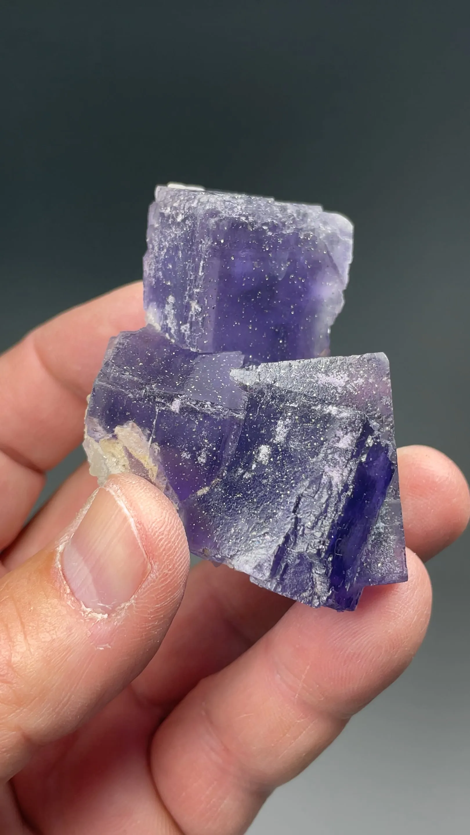 Fluorite with Chalcopyrite - image 2