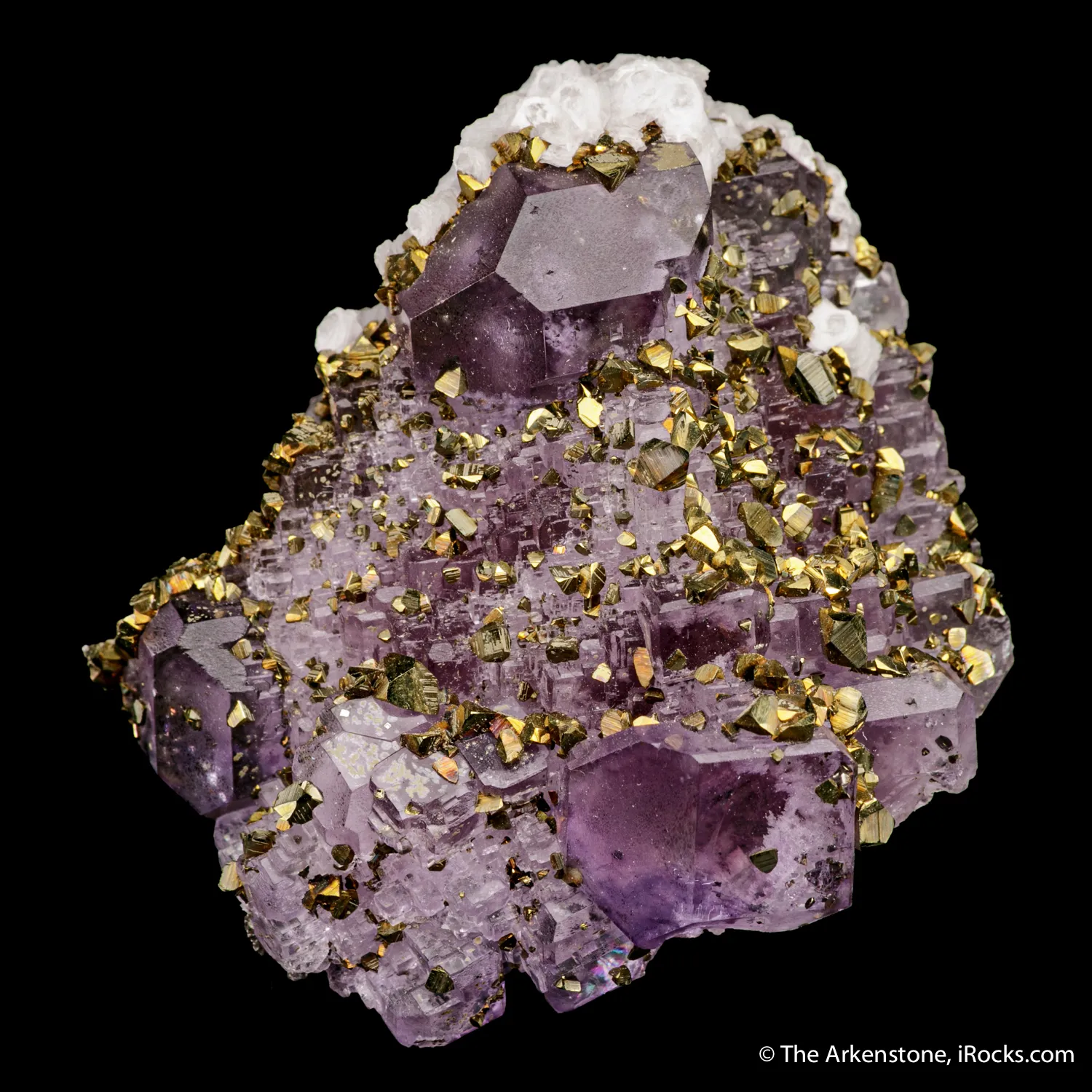 Fluorite with Chalcopyrite - image 3
