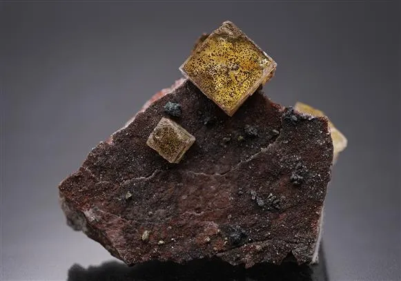 Fluorite with Chalcopyrite - image 1