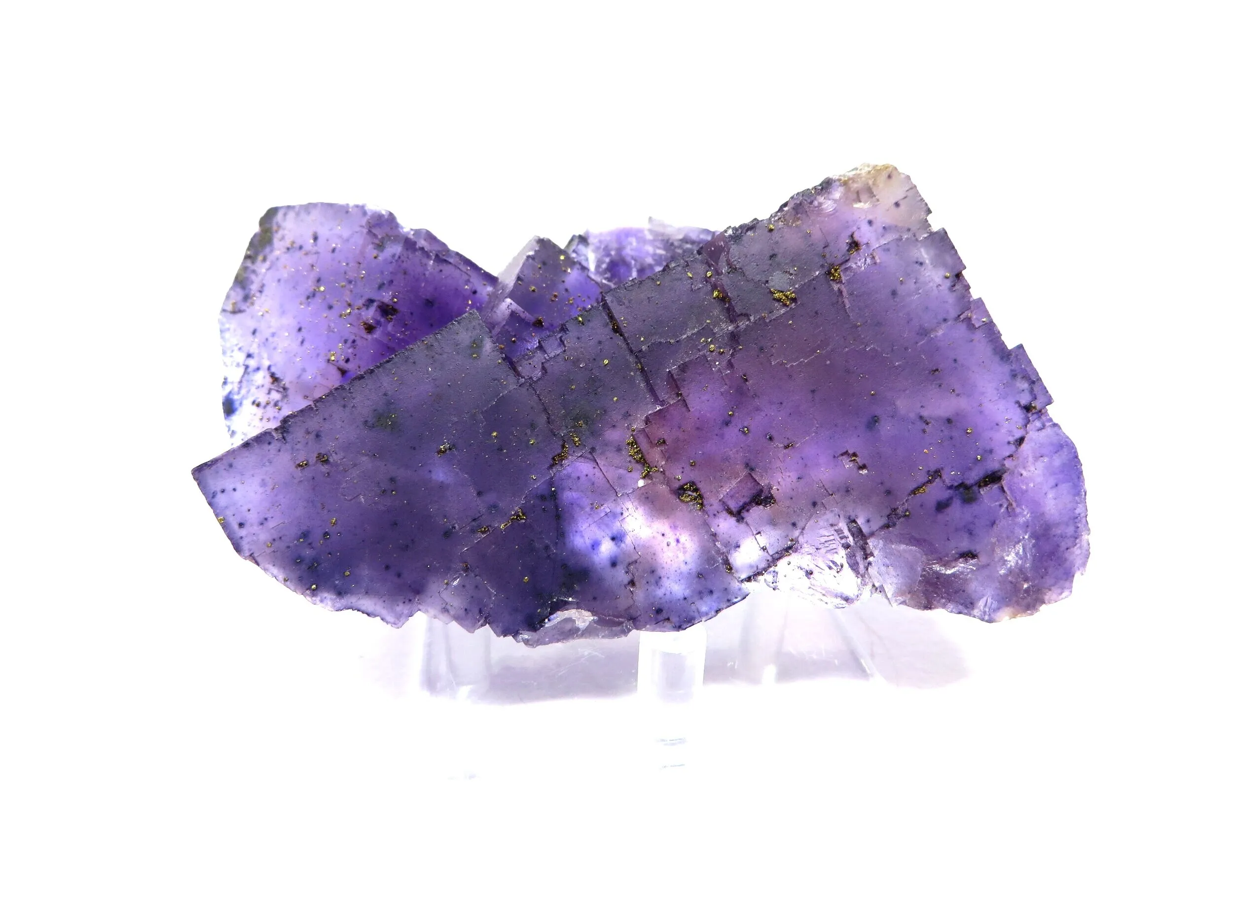 Fluorite with Chalcopyrite - image 1