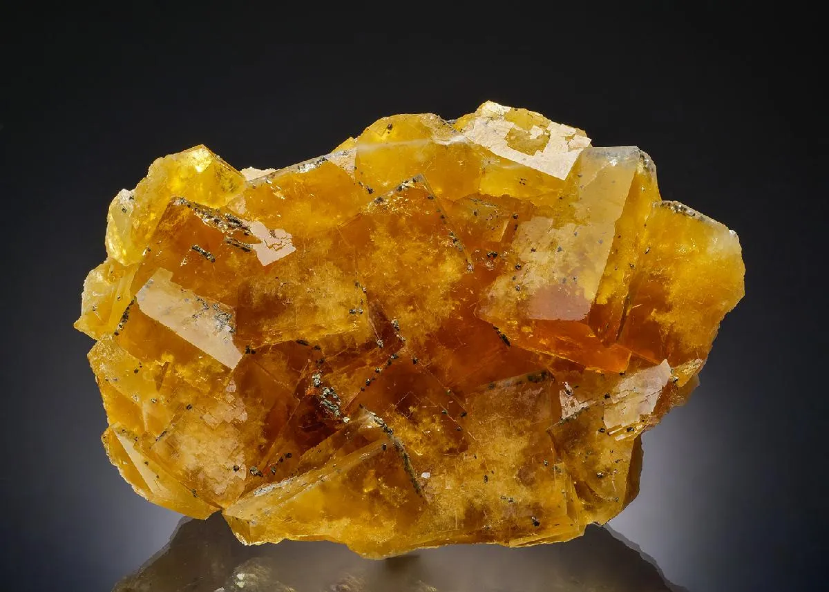 Fluorite with Chalcopyrite - image 1